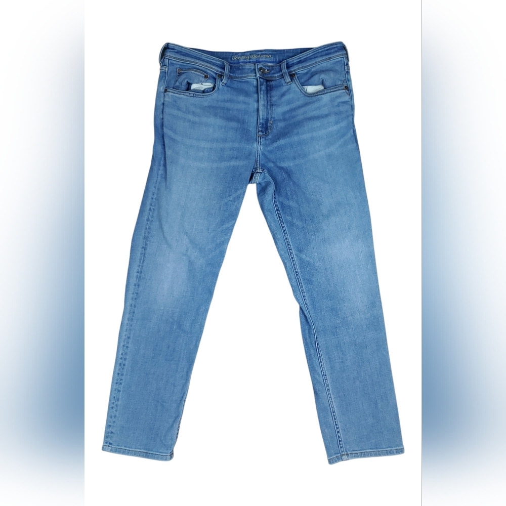 Tommy Bahama Jeans Mens 35x30 Blue Slim Straight Stretch Denim Pants Casual